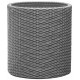 KETER MEDIUM CYLINDER Pot, 36 x 36 x 37,3 cm, rotin, gris 17197835