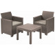KETER ELODIE Ensemble de balcon, cappuccino/sable 17209482