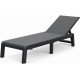 KETER MALLORCA Chaise longue, 187,5 x 58 x 29 cm, graphite 17213627
