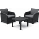 KETER ROSALIE Ensemble de balcon, graphite/gris 17210752