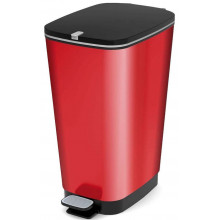 KIS CHIC BIN L 50L Poubelle a pédale 29 x 44,5 x 60,5 cm rouge