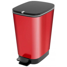 KIS CHIC BIN M 35L Poubelle a pédale 26,5 x 40,5 x 45 cm rouge