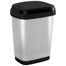 KIS DUAL SWING BIN STYLE M 25L Poubelle basculante 26 x 37,5 x 48,5 cm steel