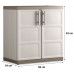 KIS EXCELLENCE XL BASSE Armoire de rangement 89x54x93cm beige