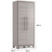 KIS GULLIVER HAUTE Armoire de rangement 80x44x182cm beige