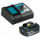 Makita 191A24-4 Kit chargeur Li-ion LXT 18V BL1830B + DC18RC