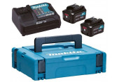 Makita 197641-2 Pack 2 Batteries BL1041B + DC10SA + Makpac