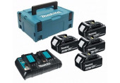 Makita 197970-3 Maintenant Li-ion LXT 18V 4xBL1830B + double chargeur DC18RD + Makpac 2