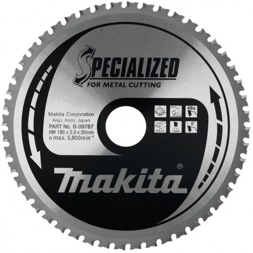 Makita B-33451 lame de scie 185x30mm 48T = ancien B-09787