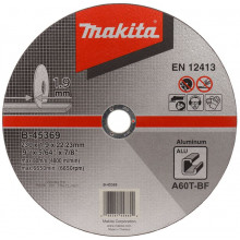 Makita B-45369 disque a tronçonner 230x1,9x22mm aluminium