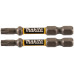 Makita E-03355 Série d'embouts de torsion Impact Premier (forme E), T25-50 mm, 2 pieces