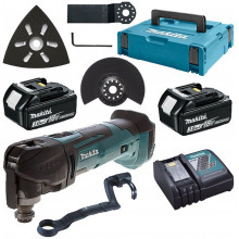 Makita DTM51RFJX1 Découpeur-ponceur multifonctions 18V 2 x 3,0Ah, Makpac