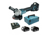 Makita DGA504RTJ Meuleuse d'angle a batterie 125mm, Li-ion (2x5,0Ah/18V) Makpac 2