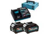 Makita 191V07-0 Set Li-ion XGT 40V 2xBL4020+1xDC40RA+Makpac