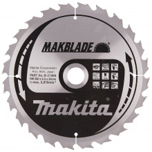 Makita B-21989 Lame de scie Makblade 260x30 24 Z