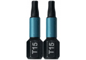 Makita B-63666 Embouts Impact Black 25 mm TORX ® (T), Hexa 1/4''