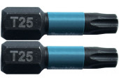 Makita B-63688 Embouts 1/4" Impact Black T25, 25mm