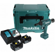 Makita DRV250RFJ Riveteuse Li-ion LXT (2x3,0 Ah /18V) Makpac