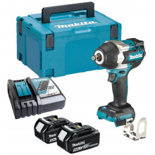 Makita DTW700RTJ Boulonneuse a chocs 1/2 "Li-ion LXT (2x18V/5,0Ah) Makpac 2