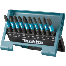 Makita E-12011 Jeu d'embouts 1/4" Impact Black, 10 Qté