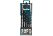 Makita E-14255 Jeu de forets polyvalents 5 pieces 4 mm, 5 mm, 6 mm, 8 mm, 10 mm mandrin