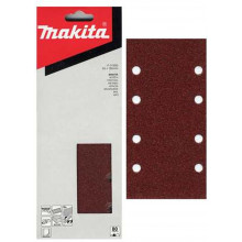 Makita P-35900 Papier abrasif Velcro 93x185mm 8 trous K150 10pcs