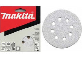 Makita P-33358 Papier abrasif 125 mm, K60, 10 pieces BO5010/12/20/21