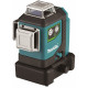 Makita SK700GD Laser multilignes sans fil Vert, Li-ion CXT 10,8/12V, sans batterie