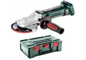 Metabo WF 18 LTX 125 Quick Meuleuse d'angle a tete plate sans fil 18V, MetaBOX 601306840