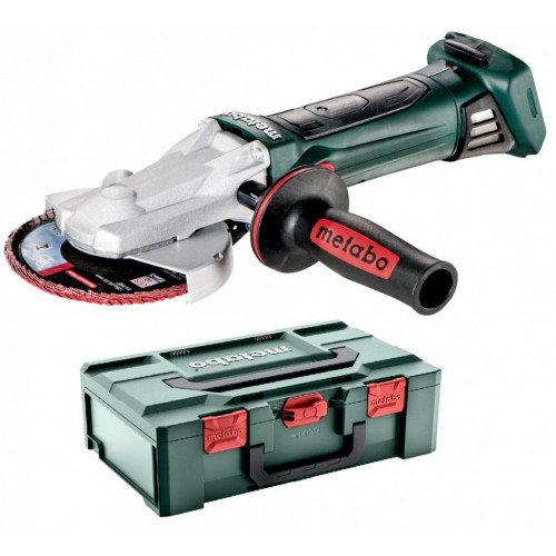 Metabo WF 18 LTX 125 Quick Meuleuse d'angle a tete plate sans fil 18V, MetaBOX 601306840