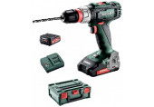 Metabo Perceuse-visseuse sans fil rapide BS 18 L (2x2,0 Ah/18 V) MetaBOX, 602320500