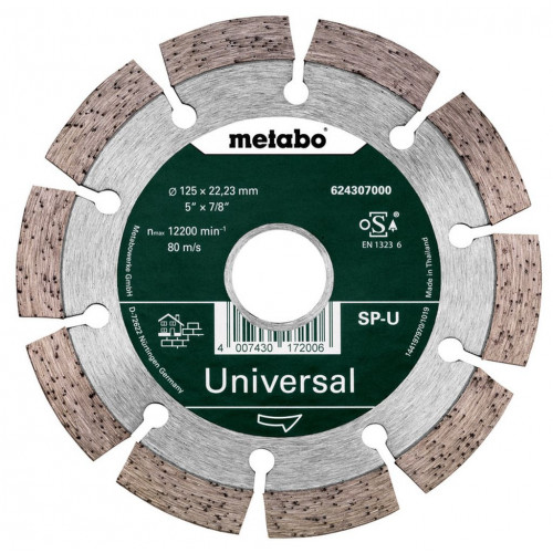 Metabo Disque a tronçonner diamanté 125x22,23 mm, 624307000