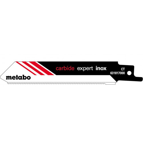 Metabo 2 lames de scie sabre « expert inox » 115 x 1,25 mm 631817000