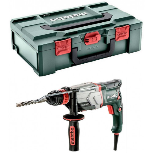 Metabo 600878500 KHE 2860 Marteau combiné rapide 880 W, MetaBOX 145 L