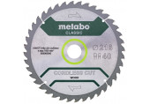 Metabo Lame de scie circulaire HW/CT216 x30 x1,8/1,2,denture en biseau 40 dents 628065000