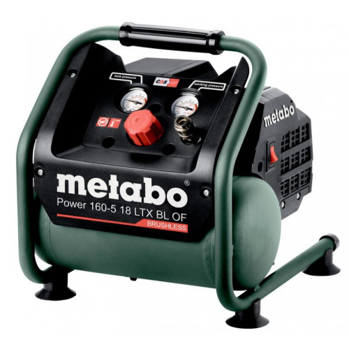 Metabo POWER 160-5 18 LTX BL OF Compresseur a batterie (18V/sans batterie) 601521850