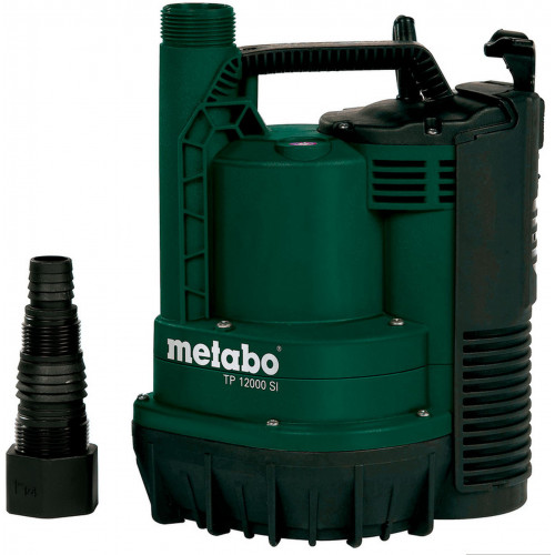 Metabo TP 12000 SI pompe submersible a aspiration plate pour eau claire (600W) 0251200009