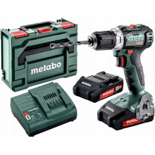 Metabo BS 18 L BL Perceuse-visseuse sans fil (18V/2x2,0Ah) MetaBox 602326500