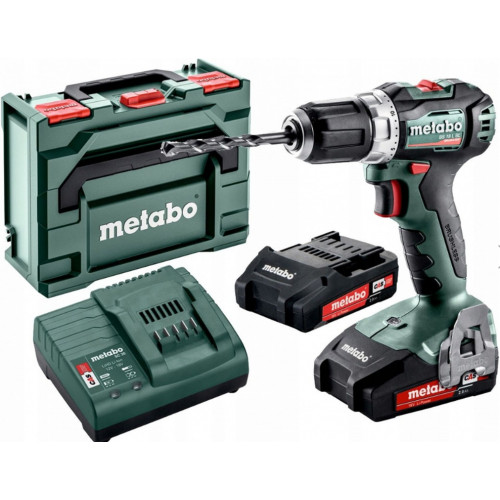 Metabo BS 18 L BL Perceuse-visseuse sans fil (18V/2x2,0Ah) MetaBox 602326500