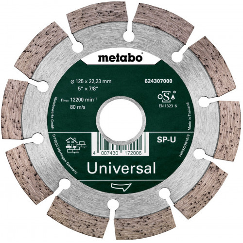 Metabo Meule de tronçonnage diamantée 125x22,23mm SP - U 624296000