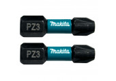 Makita B-63650 Embouts Impact Black 25 mm (PZ), Hexa 1/4''