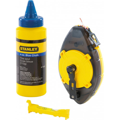 Stanley 0-47-465 PowerWinder Cordeau traceur 30m kit