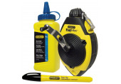 Stanley 0-47-681 FatMax Set de cordeau a tracer 30m