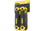 Stanley 2-69-267 Jeu de 17 clés pliables (1,5-8mm et 5/64"-1/4")