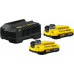 Stanley SFMCB12D2 FatMax Starter kit chargeur + 2 batteries V20 2x2,0Ah