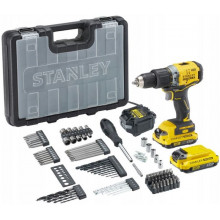 Stanley SFMCD715D2A-QW FatMax V20 Perceuse visseuse a percussion 18V avec 100 accessoires