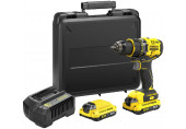 Stanley SFMCD720D2K FatMax V20 Perceuse visseuse (80Nm/18V/2x2,0Ah), coffret