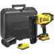 Stanley SFMCN616D2K FatMax V20 Cloueur de Finition 16 Ga Sans Fil (18V/2x2,0Ah), coffret