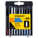 Stanley STA28020-XJ 10 lames en U pour scie sauteuse – HCS-HSS, pour bois et métal