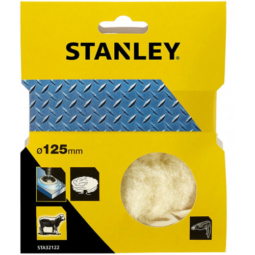 Stanley STA32122-XJ Disque de polissage en laine d’agneau 125 mm